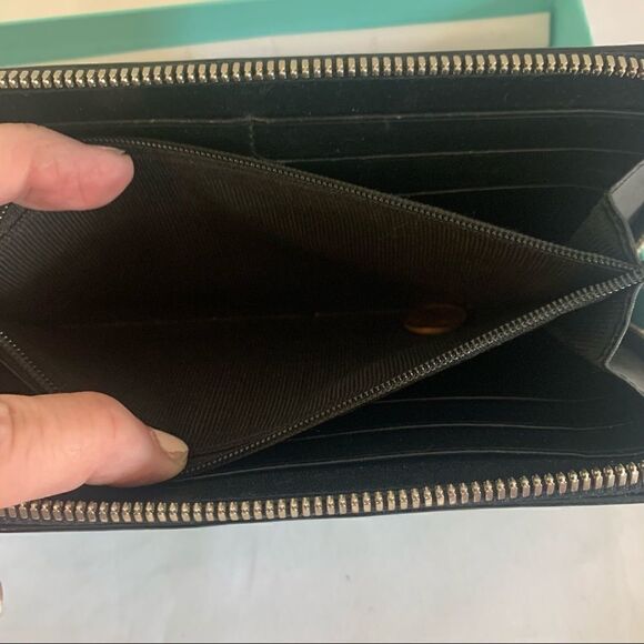 Tiffany & Co. Continental Zip Around Wallet Black - Picture 8 of 14
